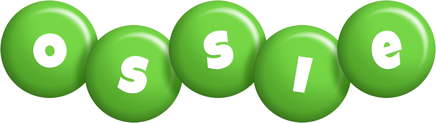 Ossie candy-green logo