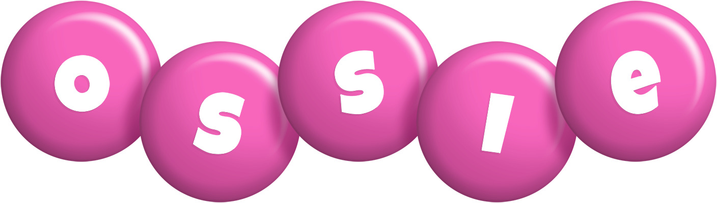Ossie candy-pink logo