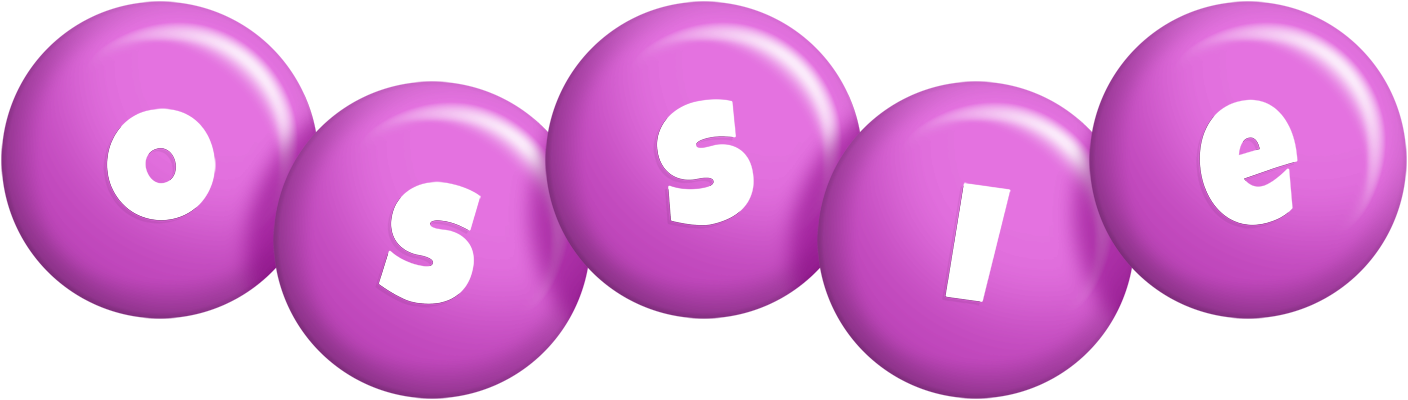 Ossie candy-purple logo