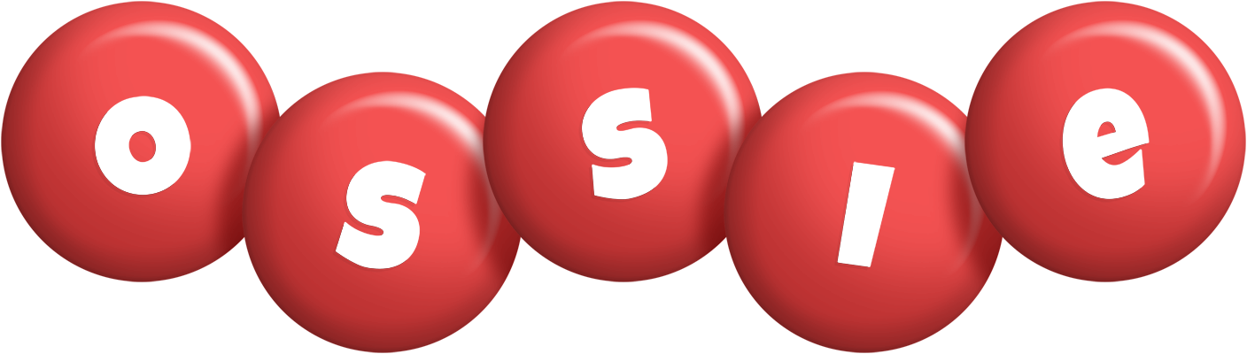 Ossie candy-red logo
