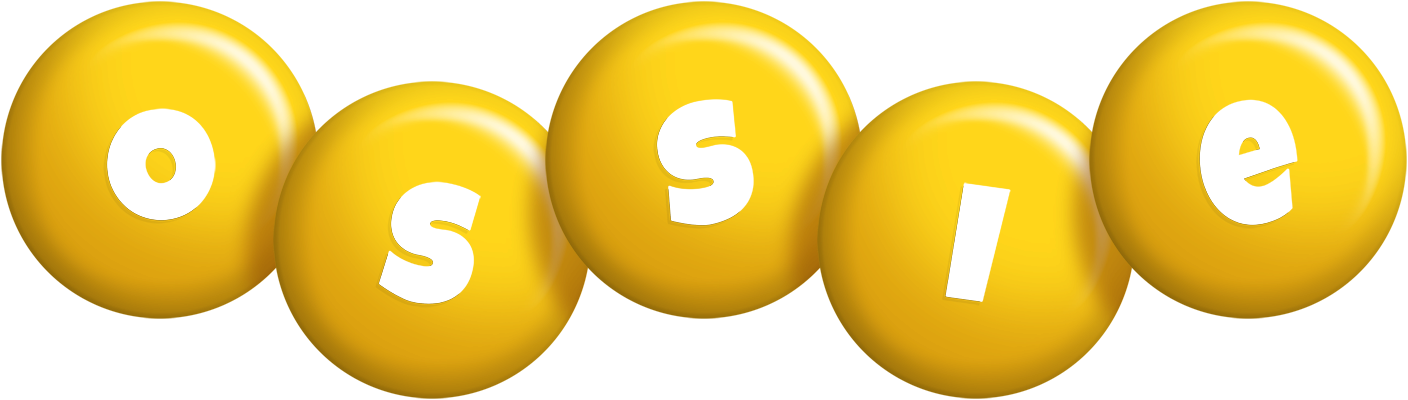 Ossie candy-yellow logo