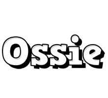 Ossie snowing logo