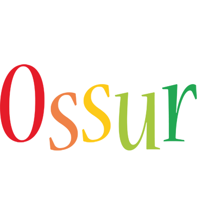Ossur birthday logo