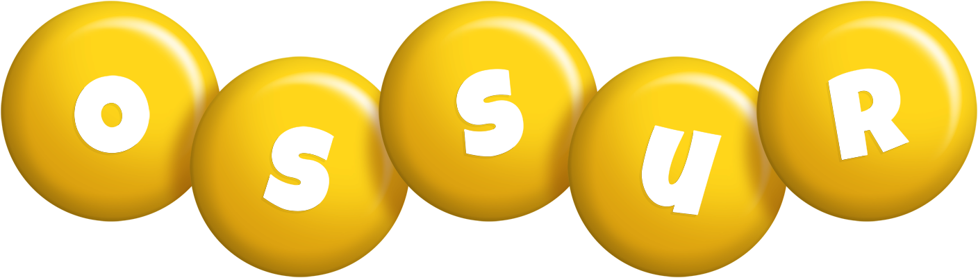 Ossur candy-yellow logo