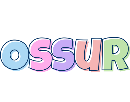 Ossur pastel logo