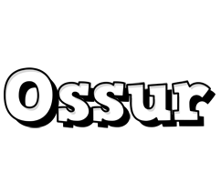 Ossur snowing logo