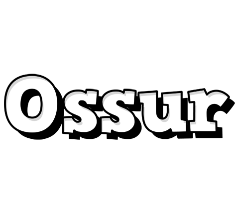 Ossur snowing logo