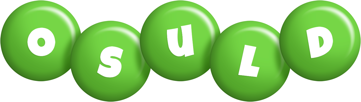 Osuld candy-green logo