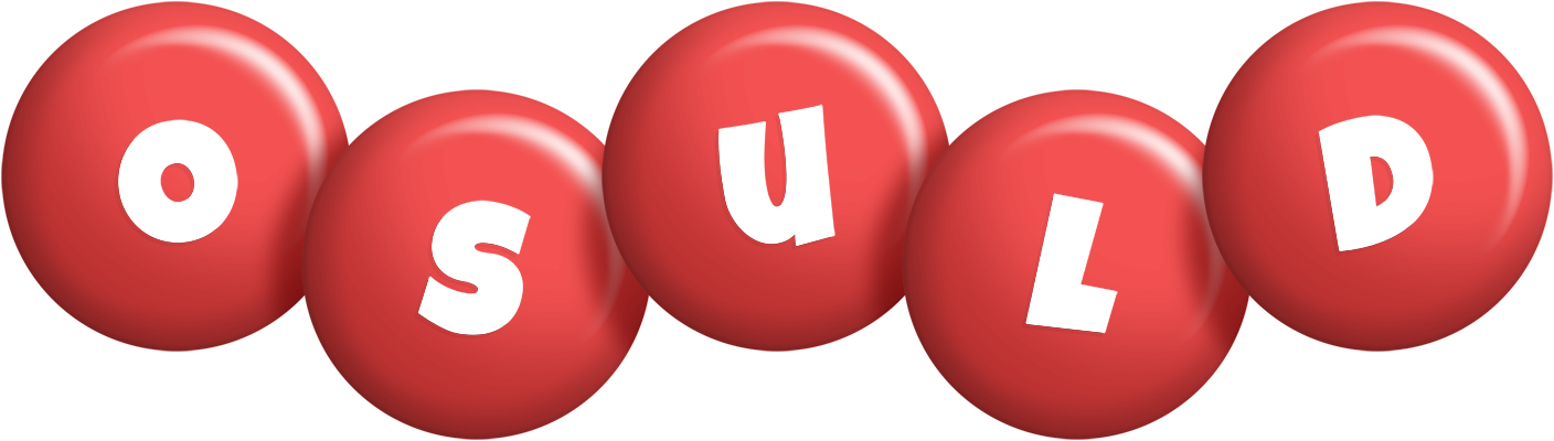 Osuld candy-red logo