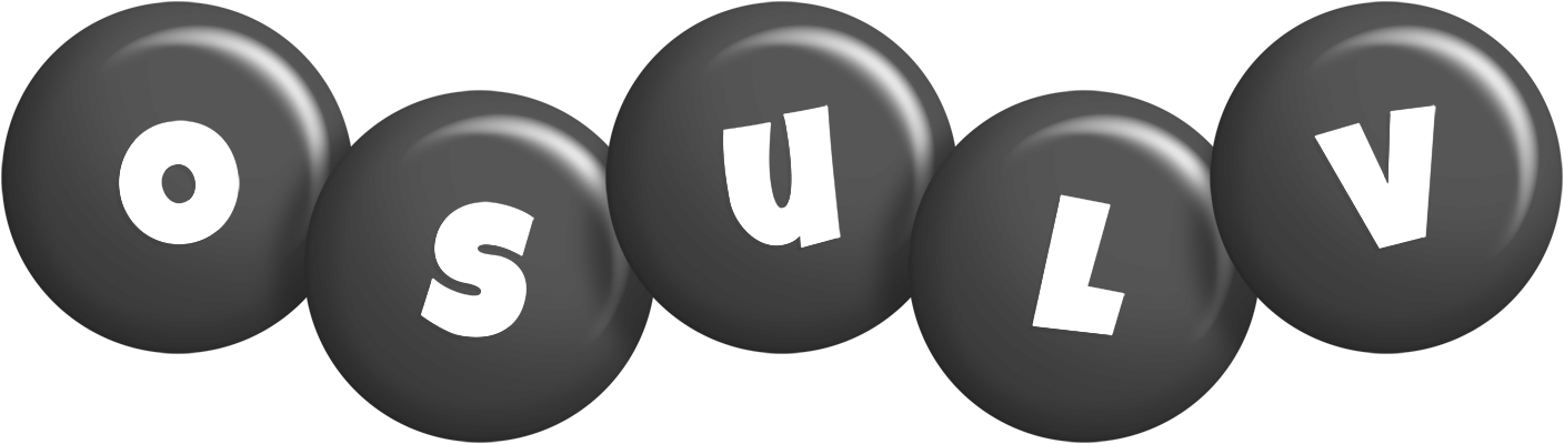 Osulv candy-black logo