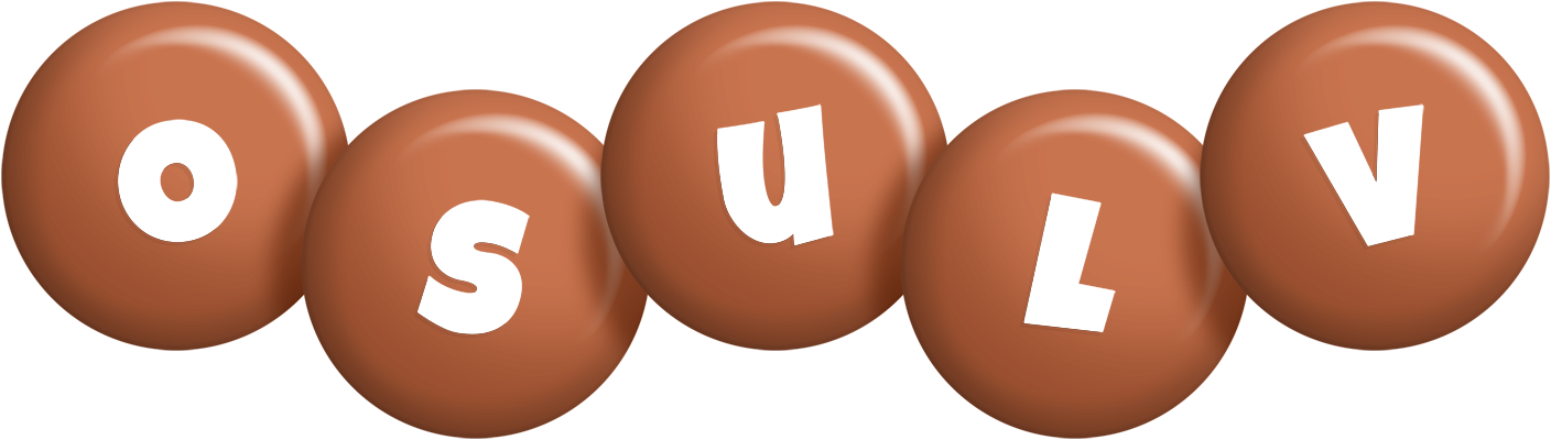 Osulv candy-brown logo