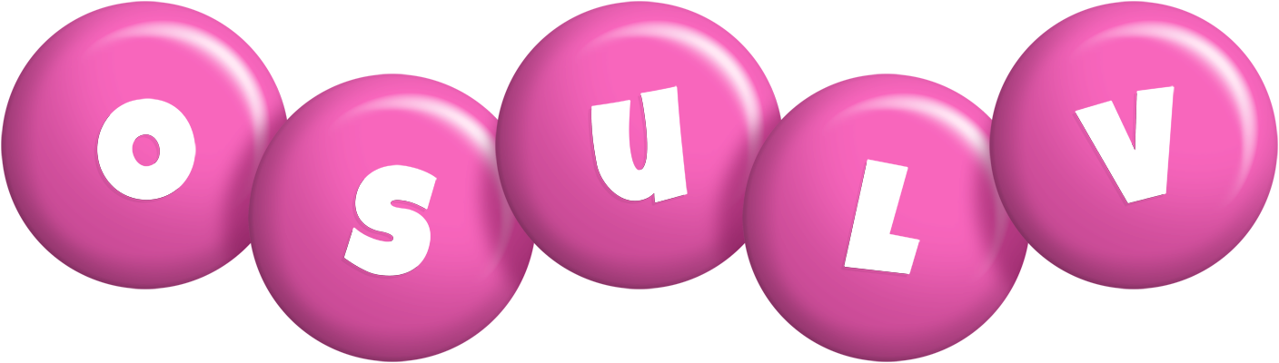 Osulv candy-pink logo