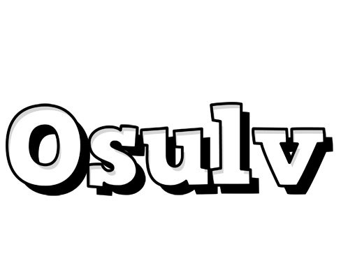 Osulv snowing logo