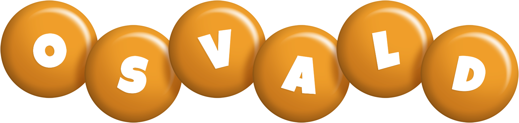 Osvald candy-orange logo