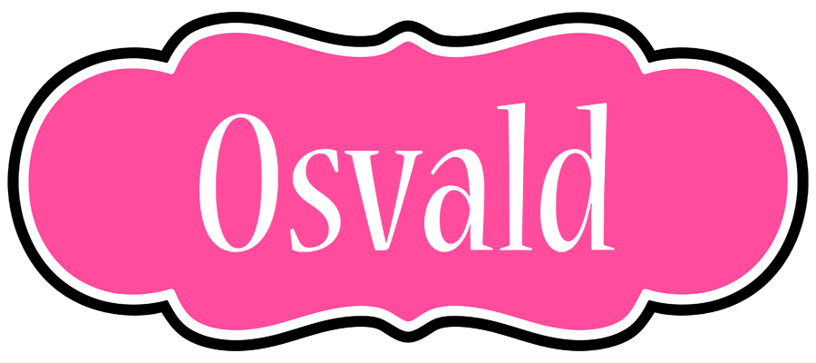 Osvald invitation logo