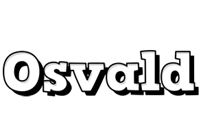 Osvald snowing logo