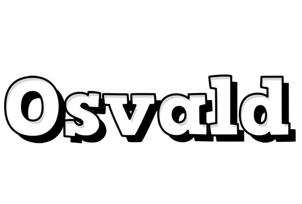 Osvald snowing logo