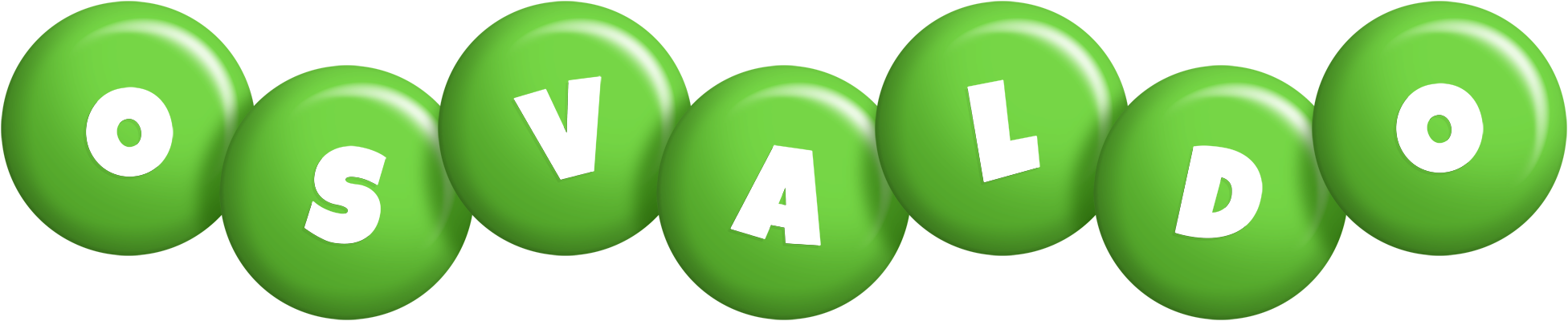 Osvaldo candy-green logo