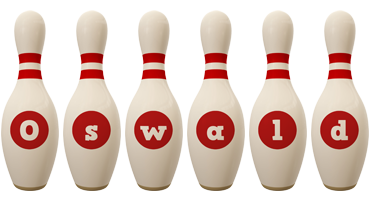 Oswald bowling-pin logo