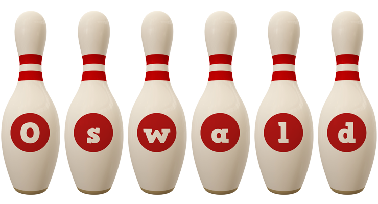 Oswald bowling-pin logo