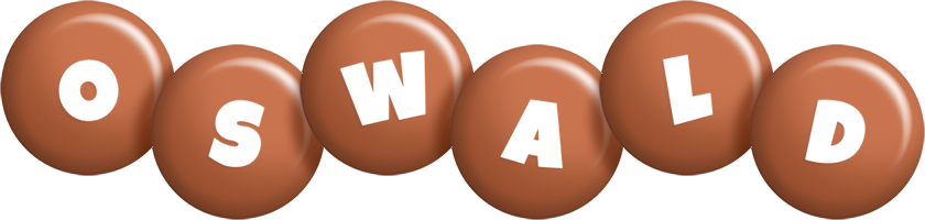 Oswald candy-brown logo