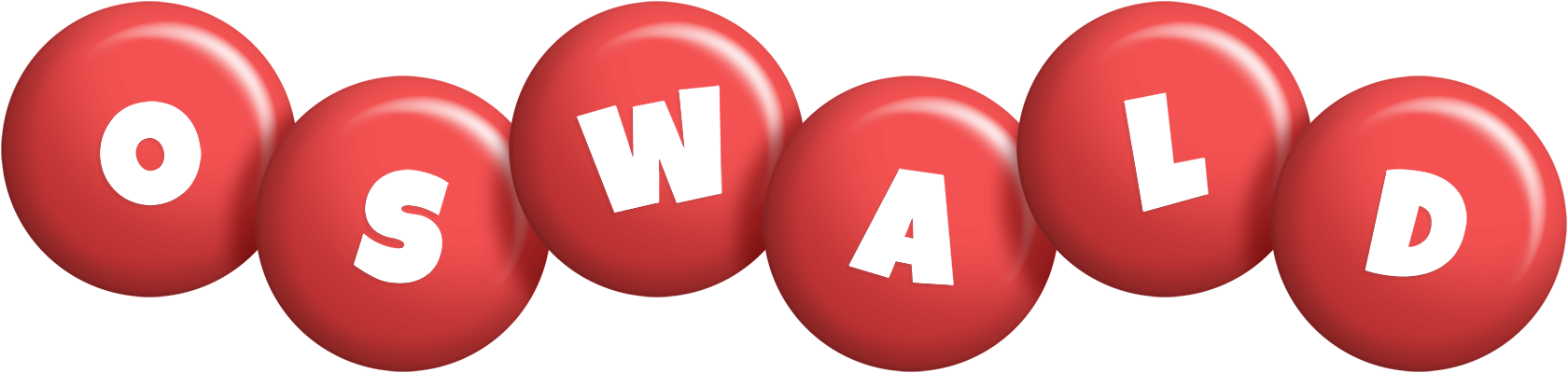 Oswald candy-red logo