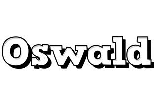 Oswald snowing logo