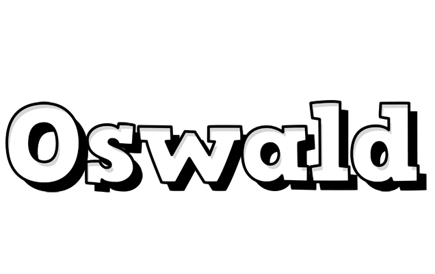 Oswald snowing logo