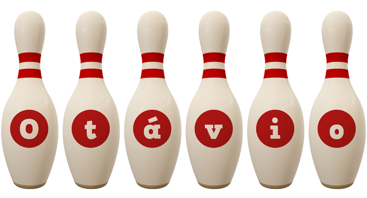 Otávio bowling-pin logo