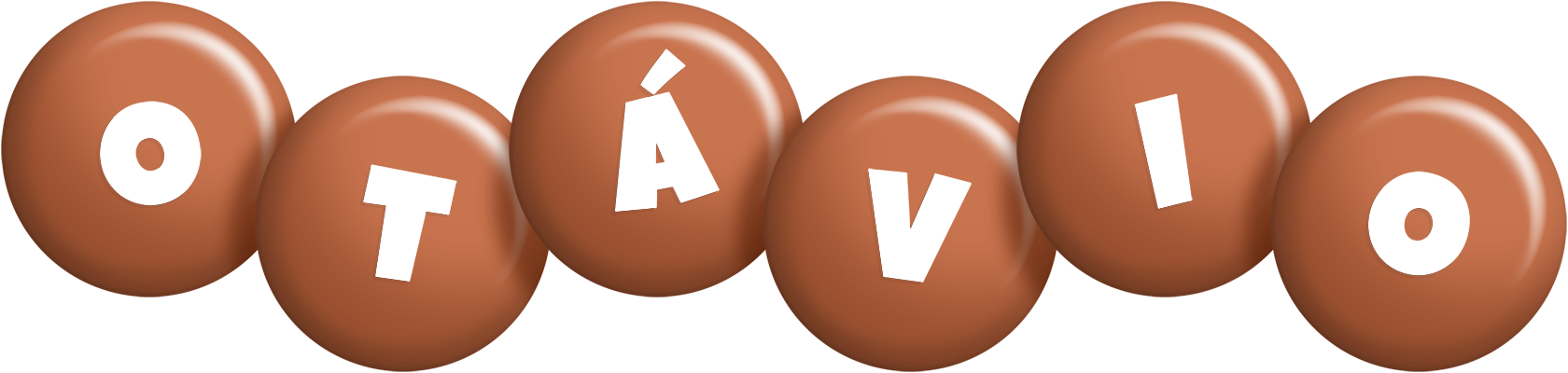Otávio candy-brown logo