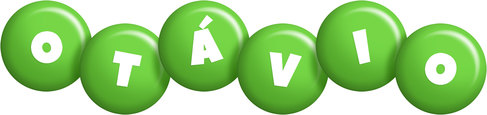 Otávio candy-green logo