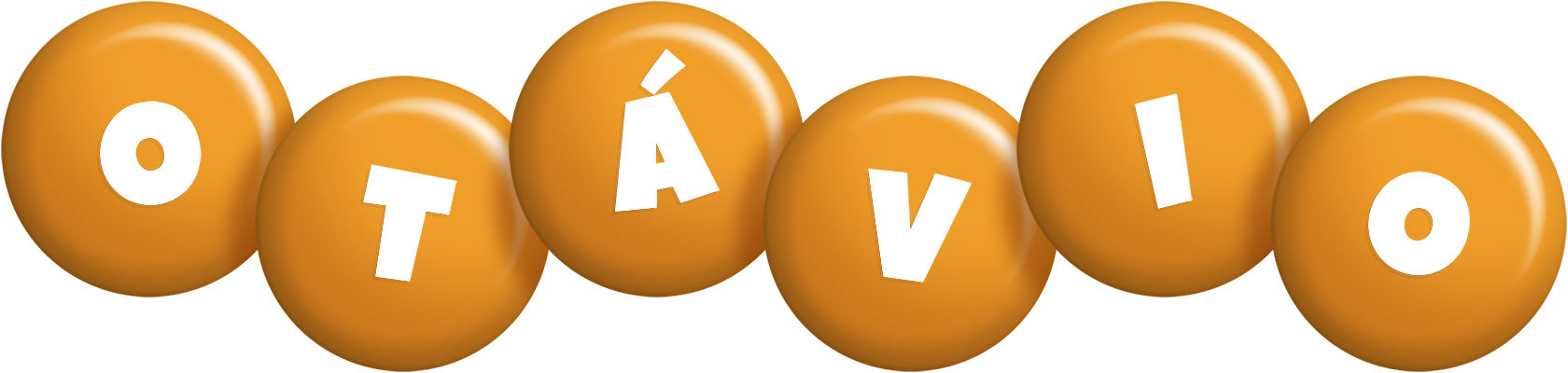 Otávio candy-orange logo