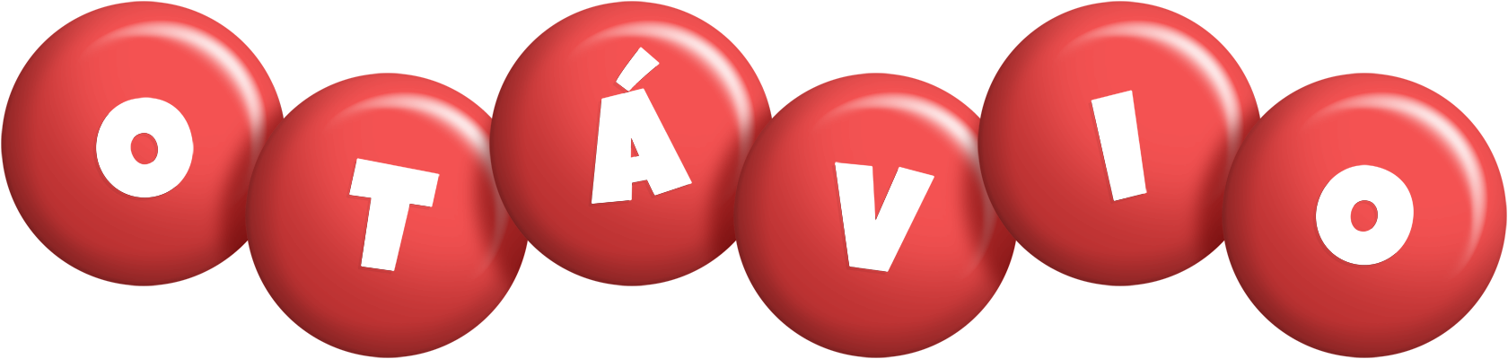 Otávio candy-red logo