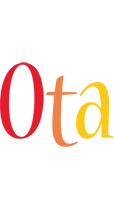 Ota birthday logo