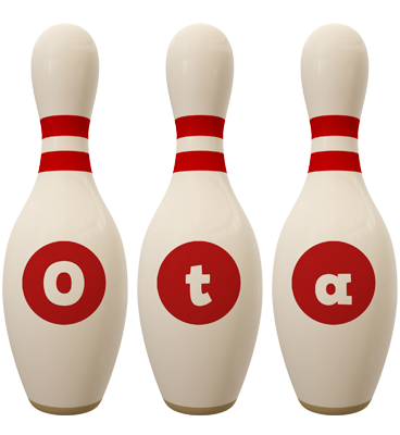 Ota bowling-pin logo