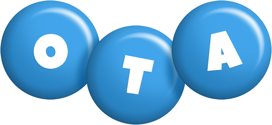 Ota candy-blue logo