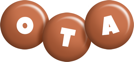 Ota candy-brown logo