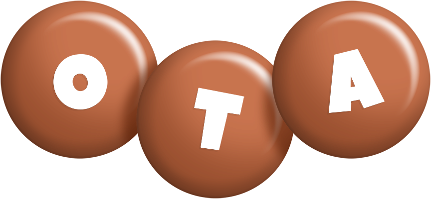 Ota candy-brown logo