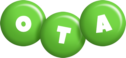 Ota candy-green logo