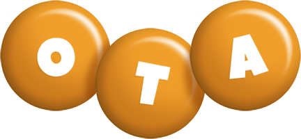 Ota candy-orange logo