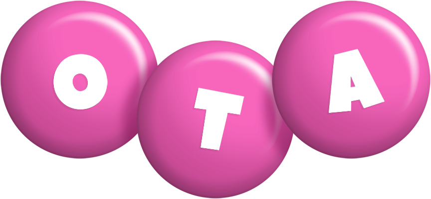 Ota candy-pink logo