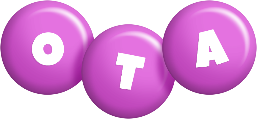 Ota candy-purple logo