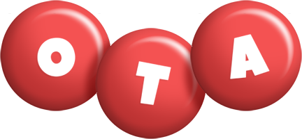 Ota candy-red logo