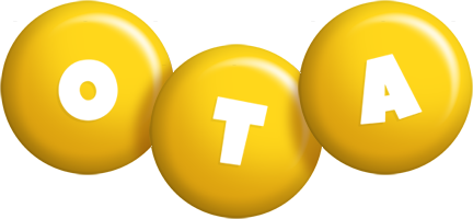 Ota candy-yellow logo