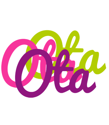 Ota flowers logo