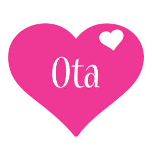 Ota love-heart logo