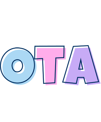Ota pastel logo