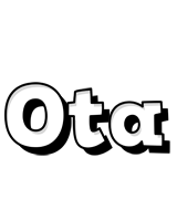 Ota snowing logo