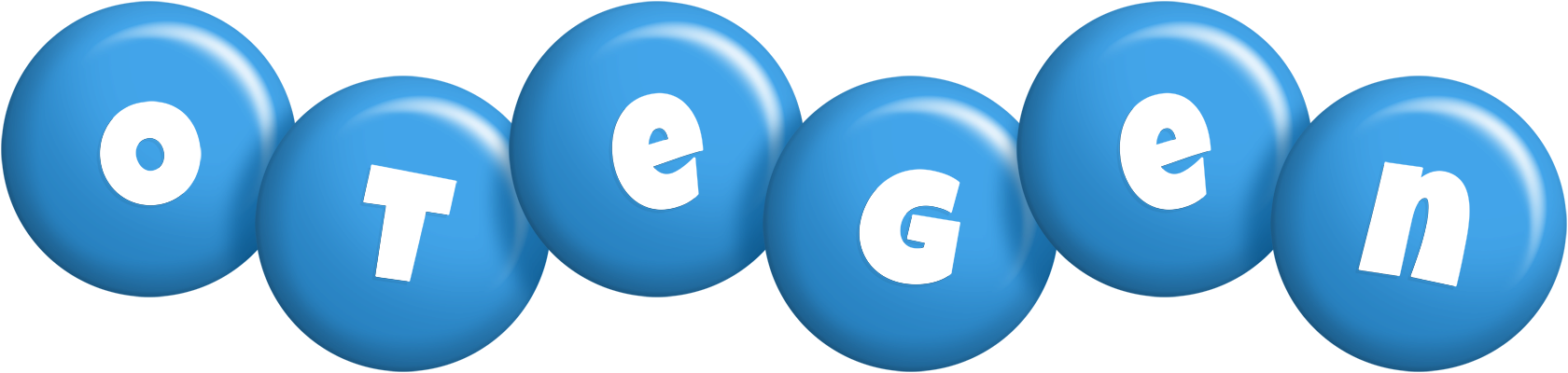 Otegen candy-blue logo