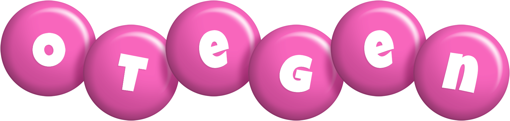 Otegen candy-pink logo